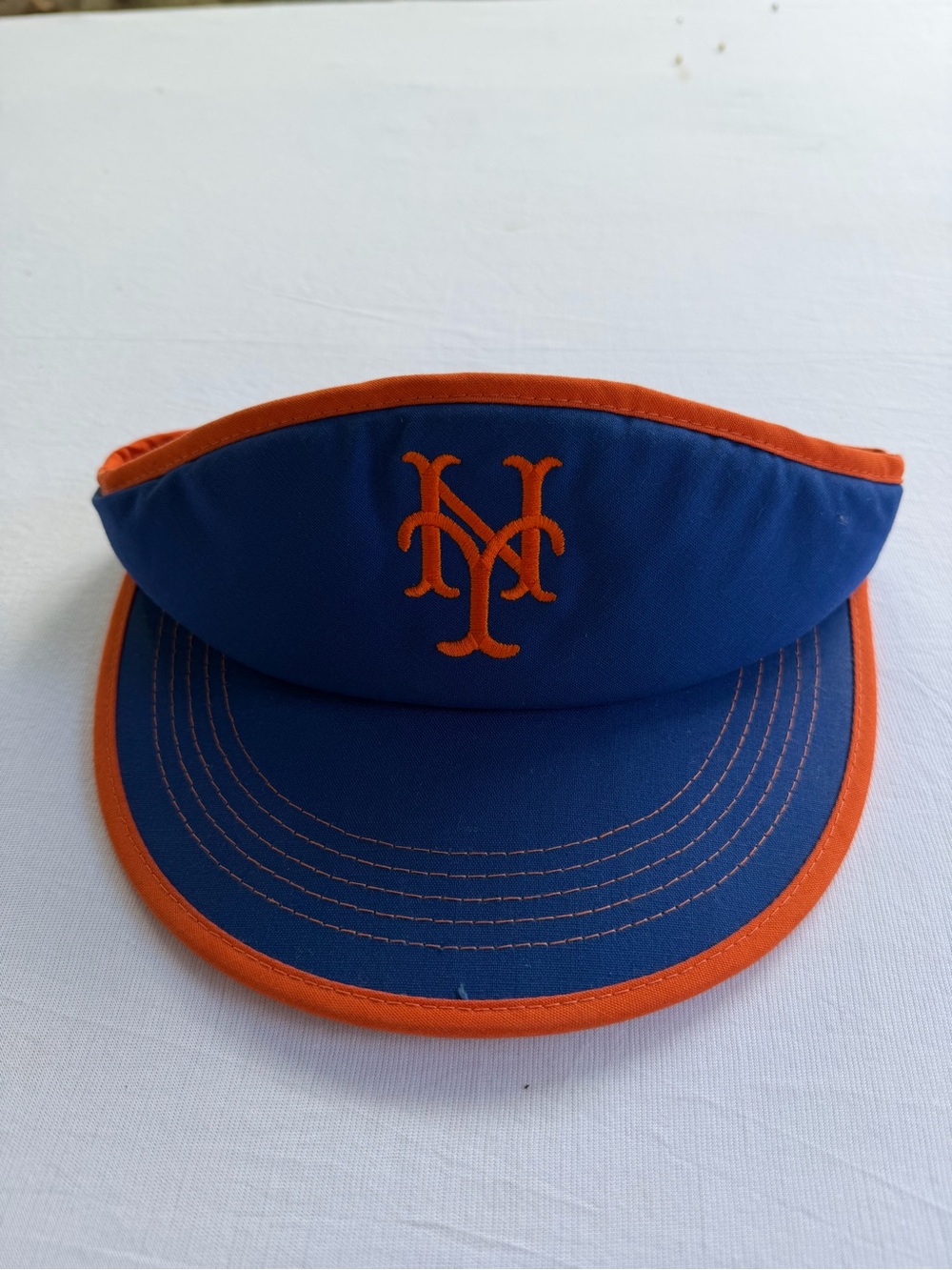 Mets Blue and Orange Visor with NY Logo